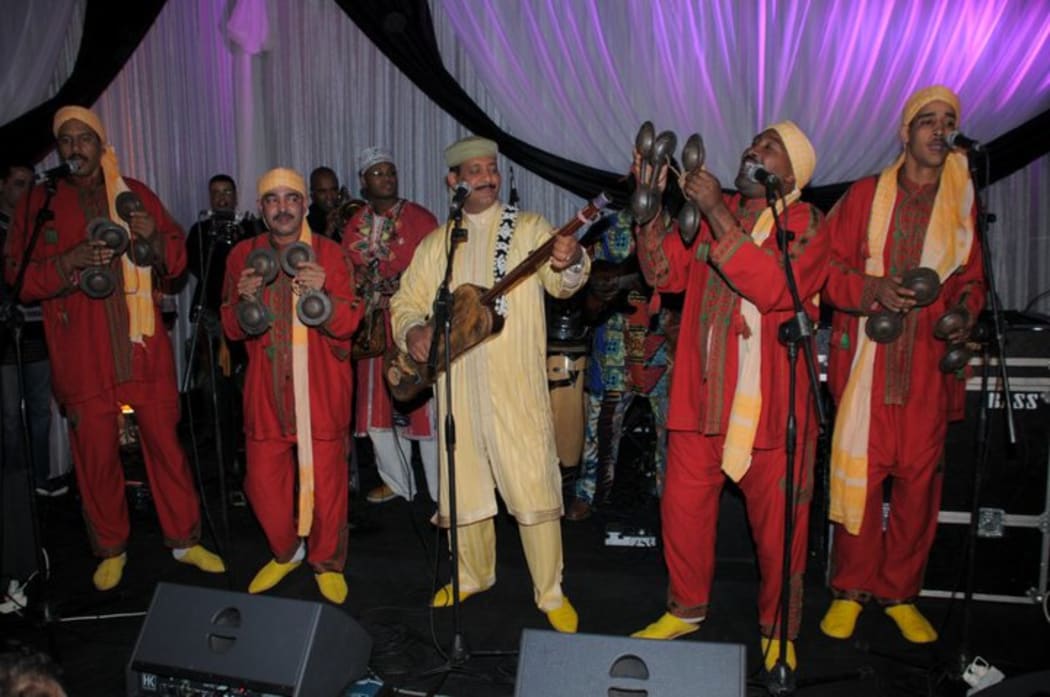 Hamid El Kasri and his band