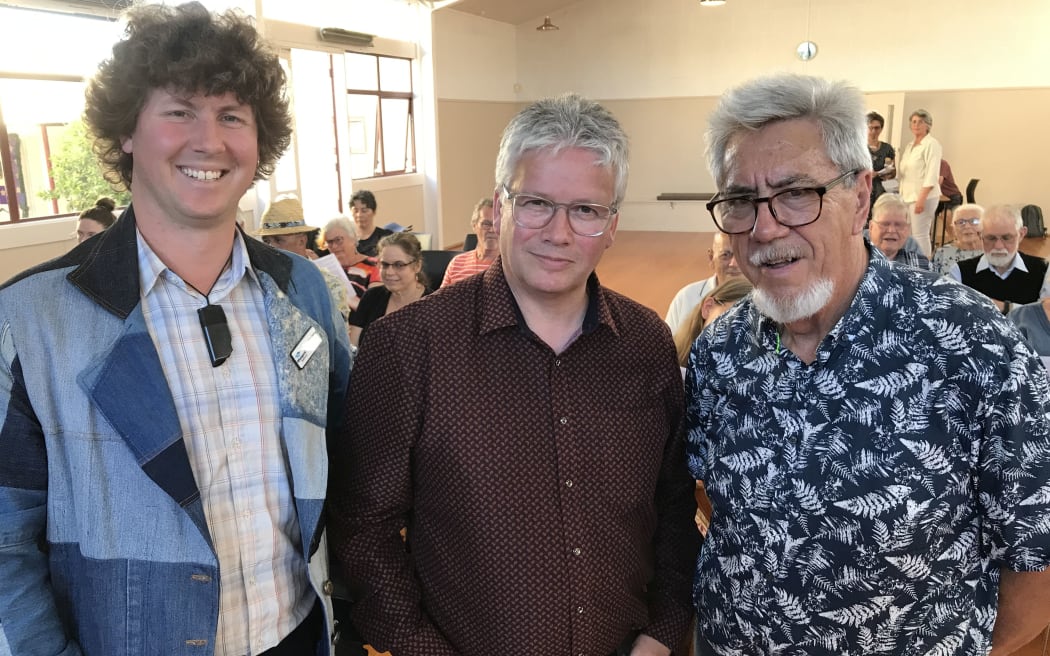 Nick Connop (Whangarei District Councillor), Andrew Judd (former New Plymouth Mayor and Māori wards campaigner) and Mike Kake (member of Northland Regional Council's Tai Tokerau Māori Advisory Committee and Whangarei District Council's Te Huinga)