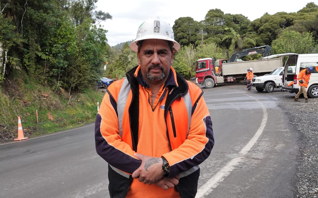 Ngā hapū o Mangamuka representative Tomo Otene came home to work on the project.