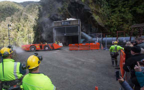 The last concrete block is removed from the 30m seal at Pike River Mine.