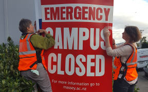 Massey campus in Wellington is closed.