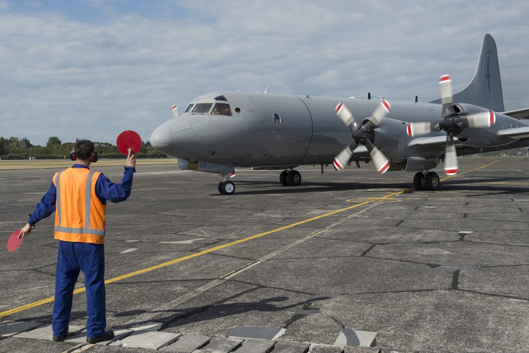 One of the New Zealand Defence Force's  current P-3K2 Orion aircraft.