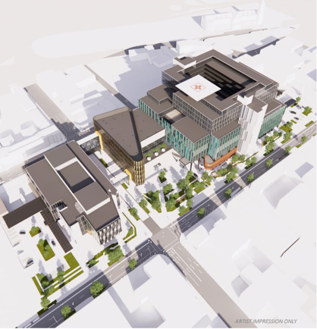 Dunedin Hospital built with "Hammeroid" RNZ