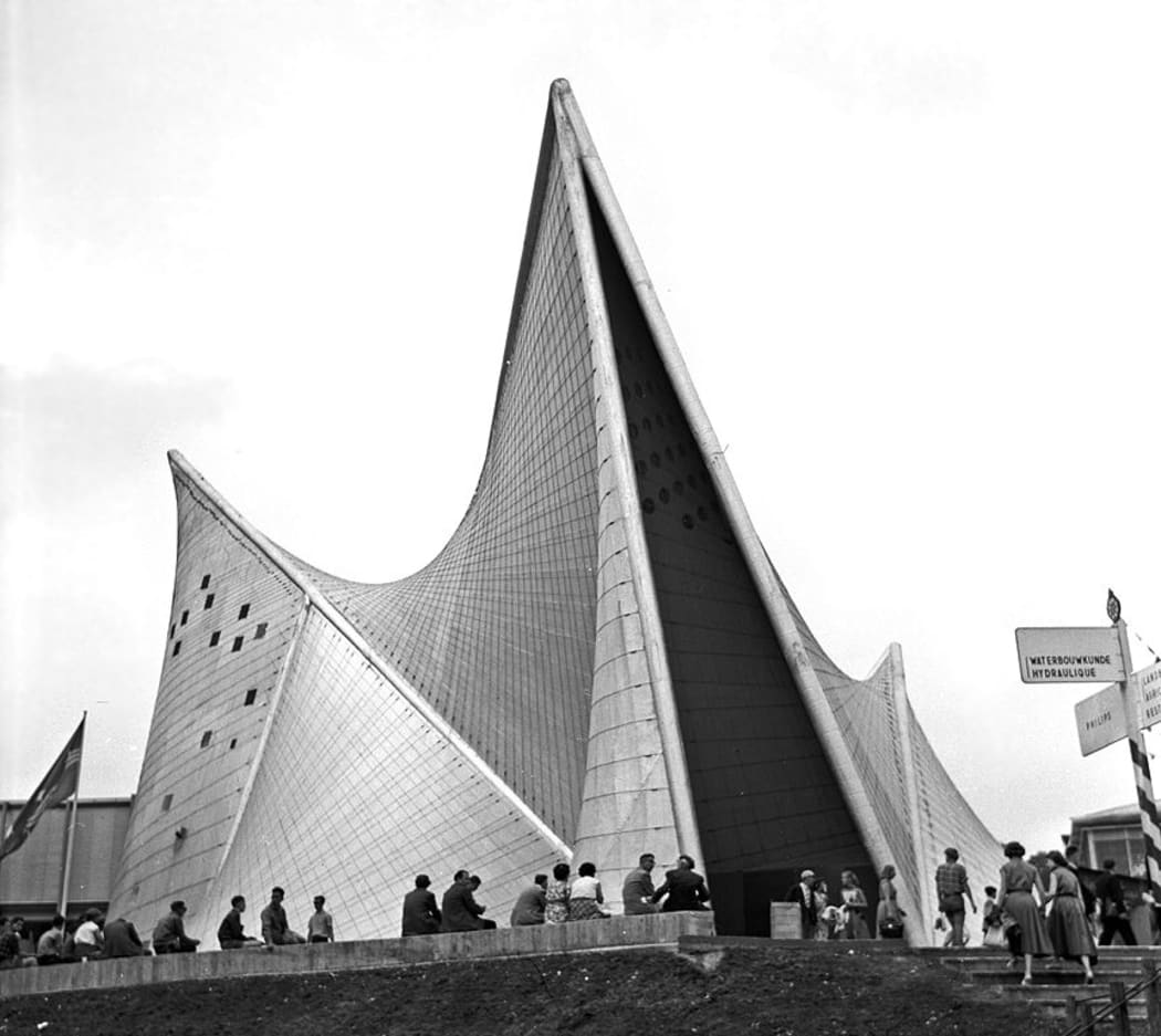 The Philips Pavillion at Expo 58 in Brussels.