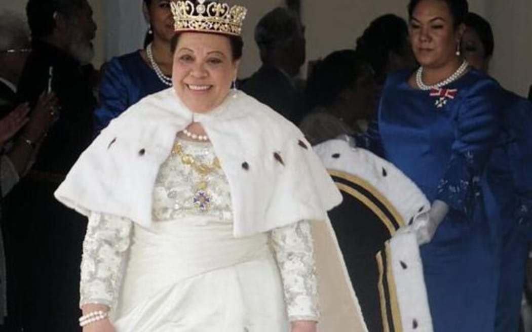 Formally crowned Queen Nanasipau'u of Tonga.
