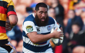 Charlie Faumuina in action for Auckland during the ITM Cup rugby union match between Waikato and Auckland at Waikato Stadium on Saturday 5 September 2015. Copyright photo: Andrew Cornaga / www.photosport.nz