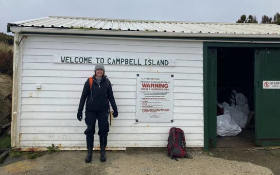 Stuff's Andrea Vance at Campbell Island