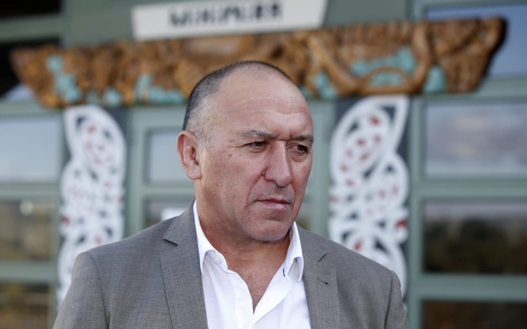 Ngāti Hine leader Pita Tipene at his Motatau marae