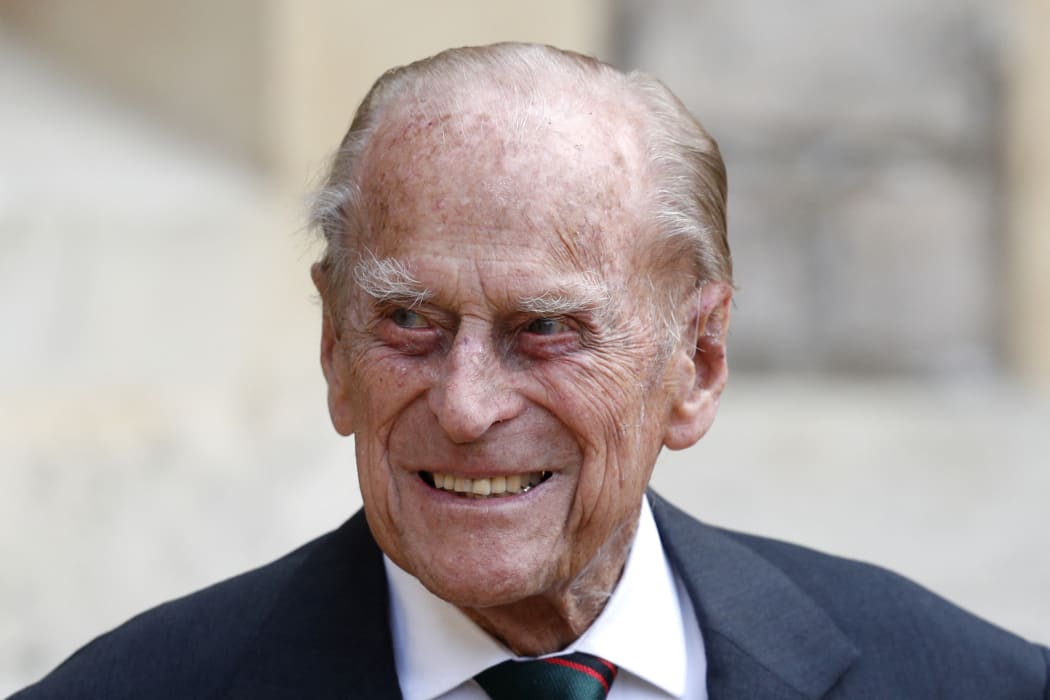Prince Philip, Duke of Edinburgh arrives for the transfer of the Colonel-in-Chief of The Rifles ceremony at Windsor castle in Windsor, July 2020.
