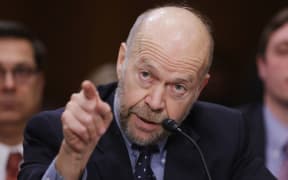 James Hansen testifies in 2014 during a hearing about the proposed Keystone XL pipeline which would carry tar sands oil from Canada to the United States.