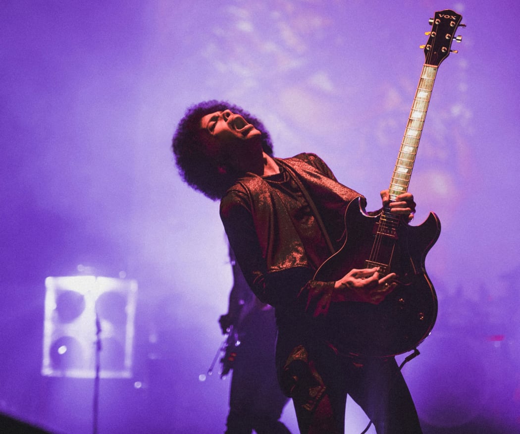 Prince performs in 2015
