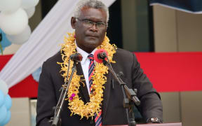 Solomon Islands prime minister, Manasseh Sogavare.