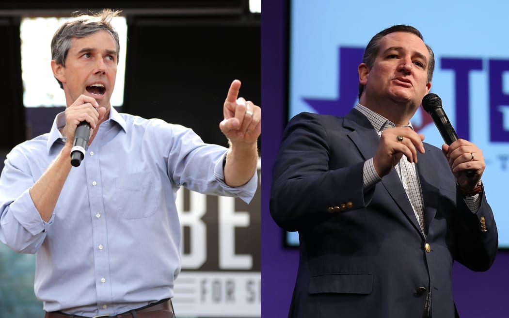 Beto O'Rouke (left) and Ted Cruz are vying for the Texas Senate.