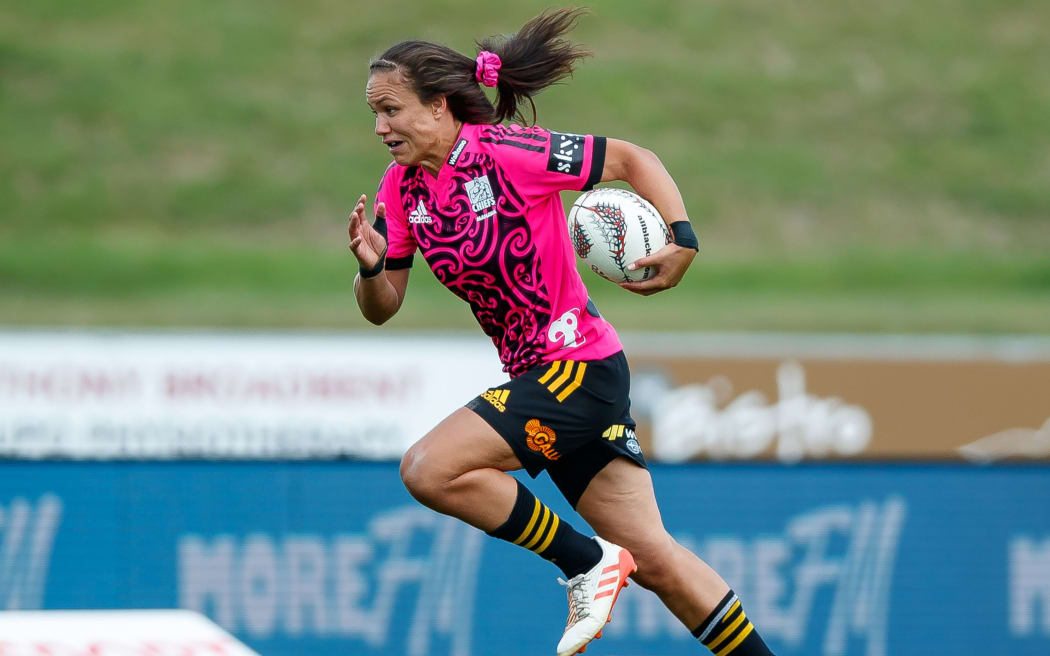 Ruby Tui of Chiefs Manawa during Super Rugby Aupiki. 2022.
