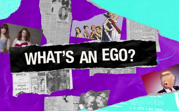 Title saying "What's an ego." Images of people.