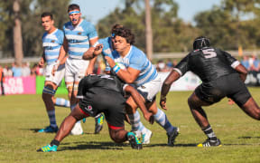 The Fijian defence was kept busy against hosts Argentina.