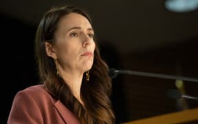 PM Jacinda Ardern speaks to media following Russia's invasion of Ukraine