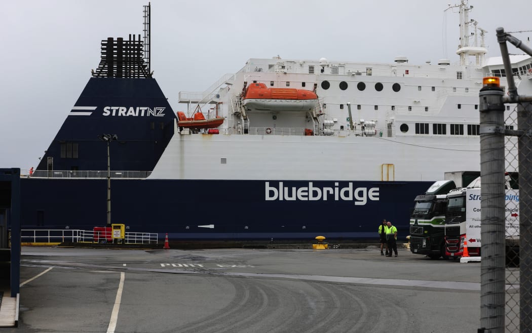 The Bluebridge ferry.