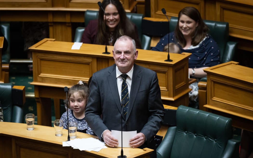 Trevor Mallard delivers his farewell speech to Congress.