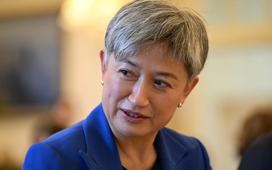 Australia's new Foreign Minister Penny Wong attends a government swearing-in ceremony at Government House in Canberra on May 23, 2022.