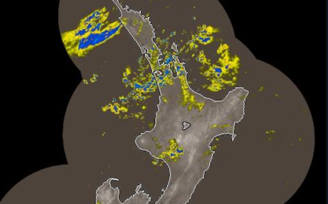 Weather in NZ as of 7am on Monday morning.
