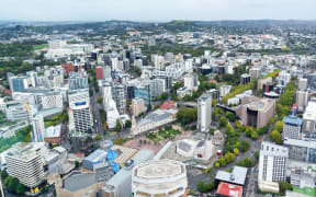 Auckland CBD Aerial view