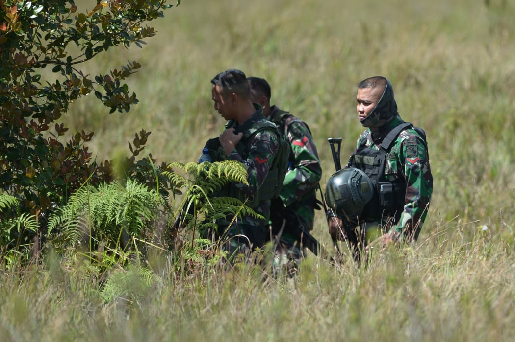 Members of the Indonesian Army in Papua.