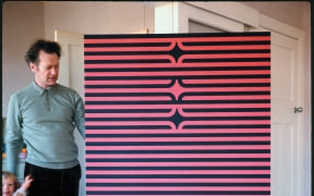 Walters with Black and Red, 1970, PVA and acrylic on canvas,