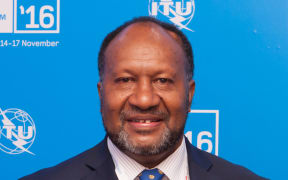The Prime Minister of Vanuatu Charlot Salwai.
