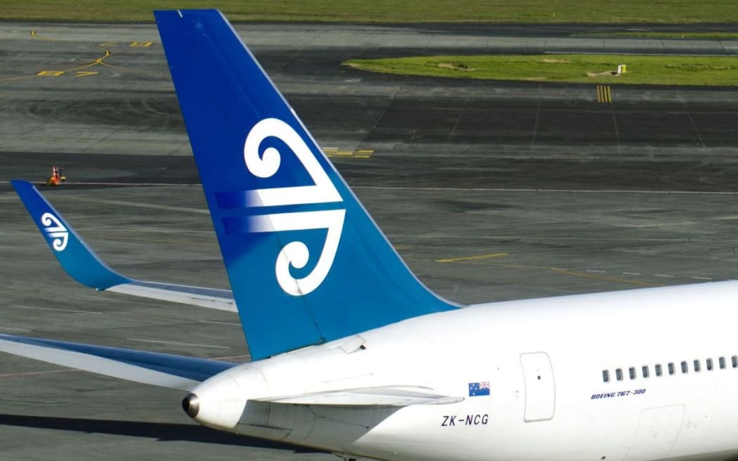 Air NZ plane tail