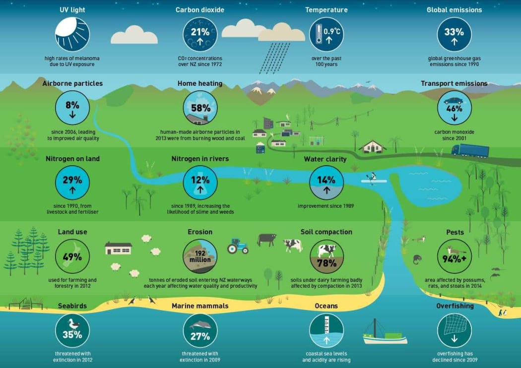 State of environment infographic
