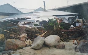 Homes in Matata were destroyed by flooding and debris in 2005.