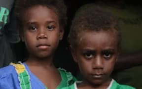 Children on Matasao Island, Vanuatu.