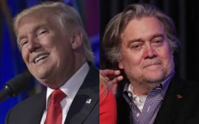 Donald Trump and Stephen Bannon
