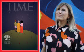 Wellington artist Ruby Jones and her Time Magazine cover.