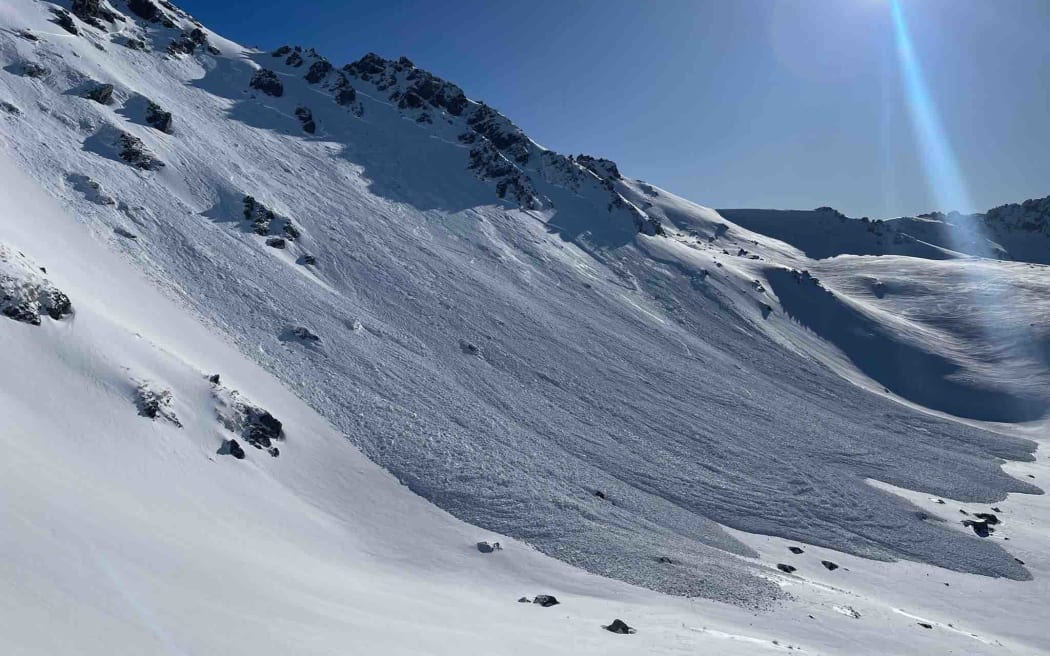 A 250m wide avalanche was triggered by a skier behind The Remarkables Ski Area on Wednesday