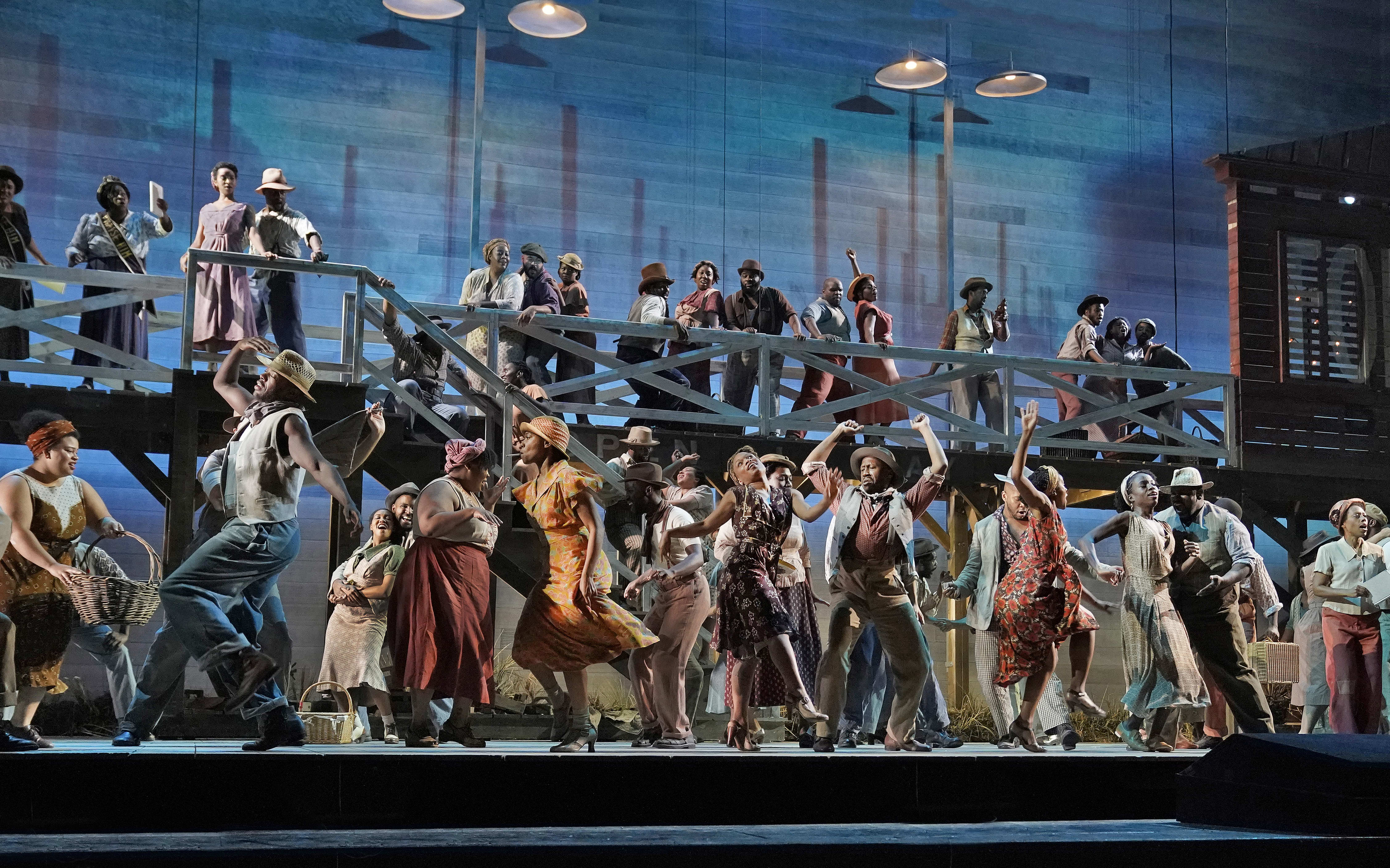 A scene from Porgy and Bess at The Met