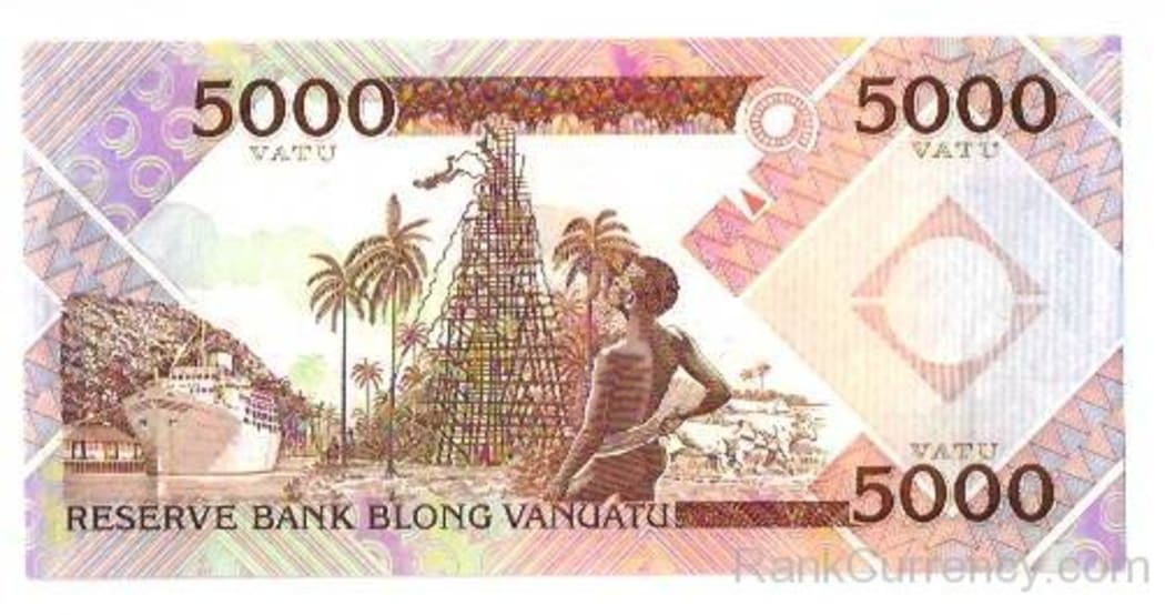 5000 vatu note