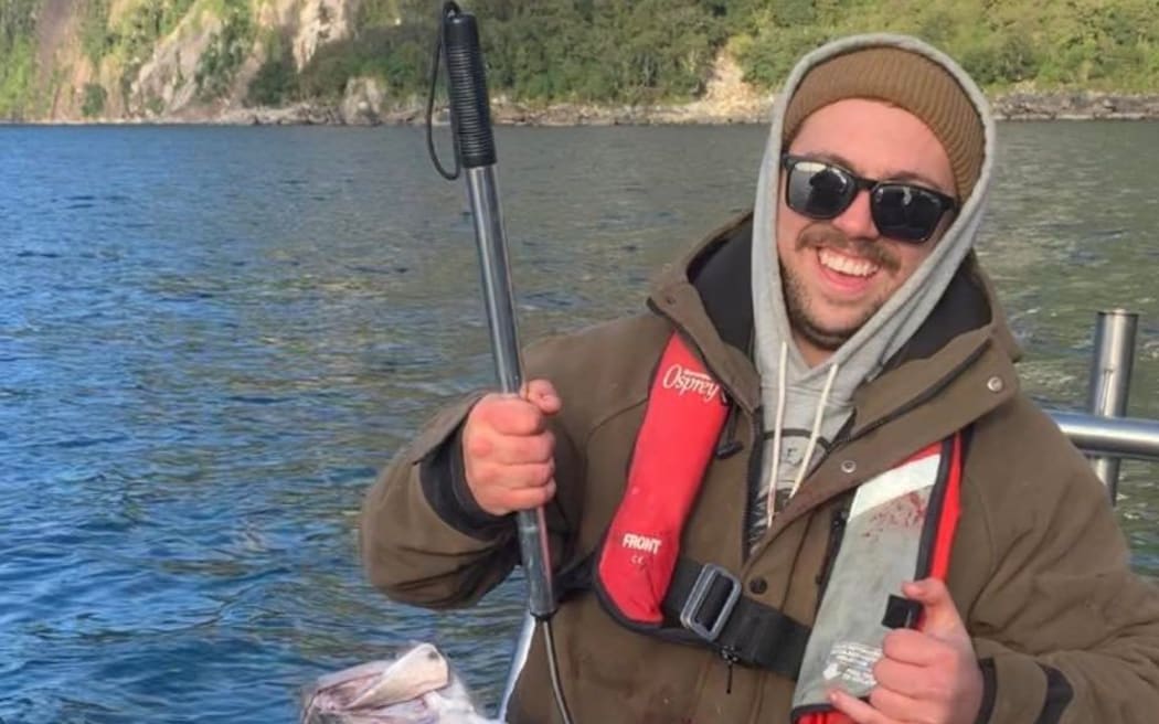 Rory Nairn picutred on a fishing trip.
