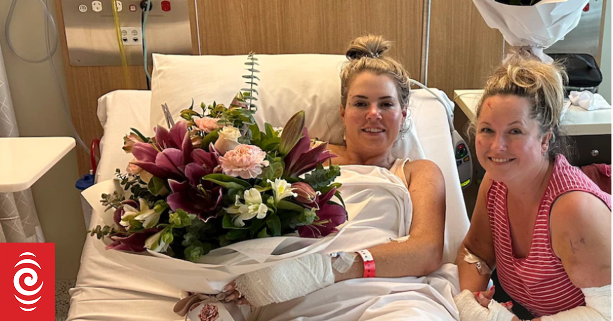 New Zealand couples who survived Gold Coast helicopter crash release images of aftermath