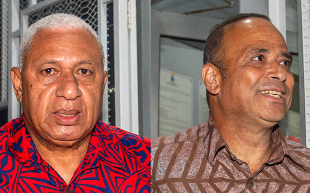 Frank Bainimarama and Sitiveni Qiliho