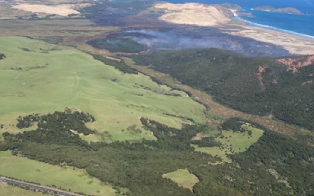 A fire in Cape Reinga broke out on 28 March, 2023.