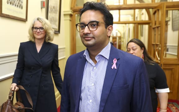 WELLINGTON, NEW ZEALAND - NOVEMBER 02: Dr Gaurav Sharma arrives at a Labour caucus meeting on November 02, 2020 in Wellington, New Zealand. Labour's Jacinda Ardern claimed a second term as prime minister after claiming a majority in the 2020 New Zealand General Election on Saturday 17 October, claiming 64 seats. (Photo by Hagen Hopkins/Getty Images)