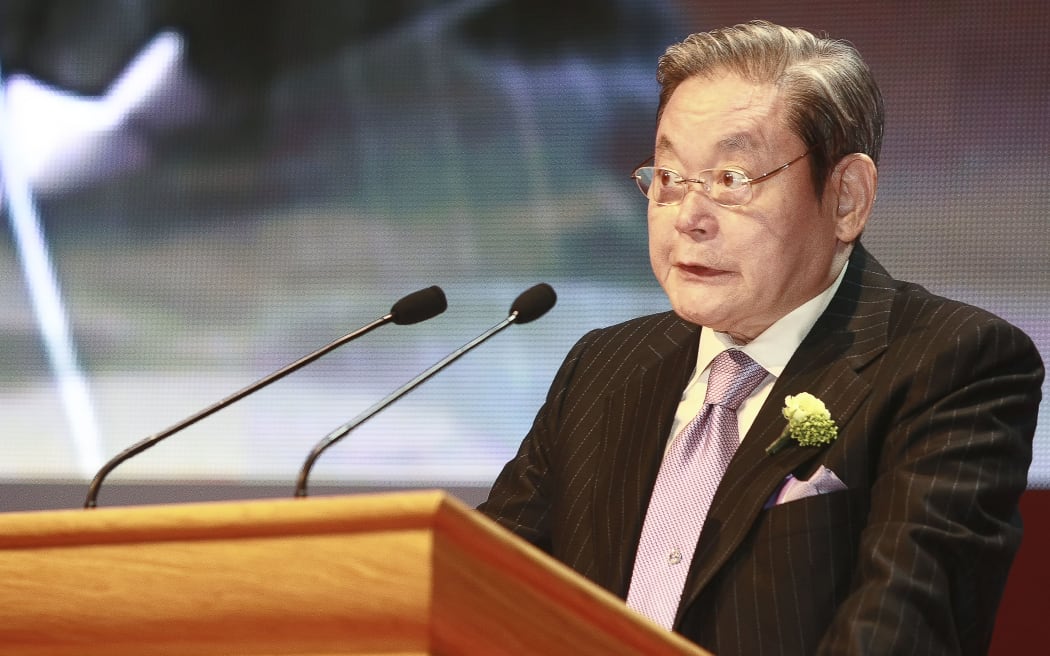 (FILE IMAGE) Lee Kun-Hee of Former Samsung Group Chairman.Lee Kun-Hee, dies at 78. .   (Photo by Seung-il Ryu/NurPhoto)
