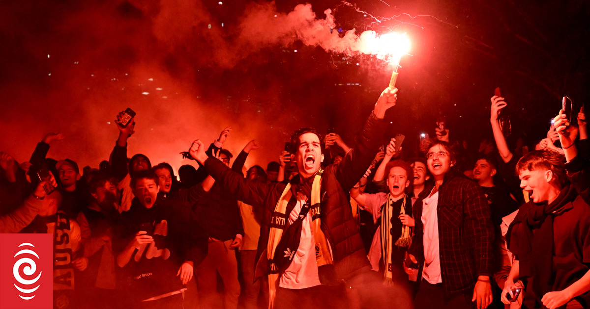 Melbourne erupts as Socceroos make history