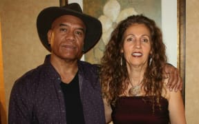 Opetaia and Julie Foa'i from Te Vaka which is playing at the Los Angeles premiere of Moana on Thursday the 10th of November.