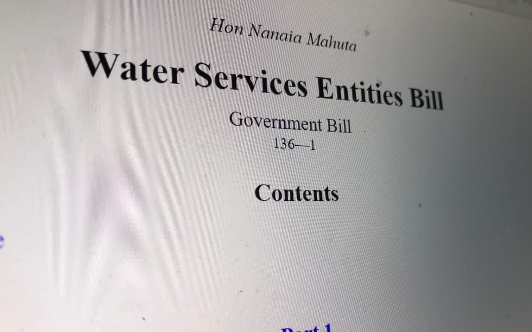 Water Services Entities Bill