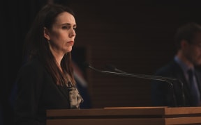 Prime Minister Jacinda Ardern giving an update on the Covid-19 situation in New Zealand on 13 August, 2020.