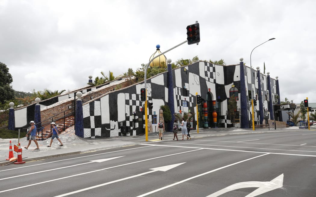 Whangārei's Hundertwasser Art Centre with Wairau Māori Art Gallery.