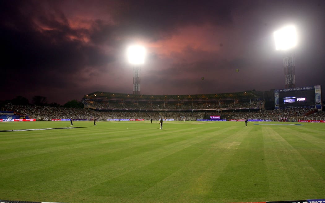Eden Gardens cricket ground India.